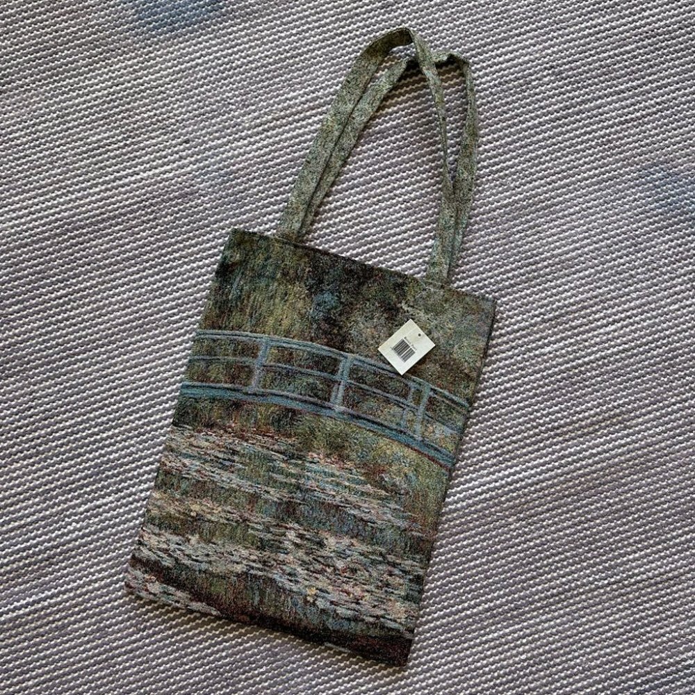 Monet Giverny Tapestry Tote Bag by Rolande Du Dreuilh